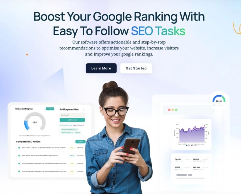 Boost your google ranking with easy follow seo tasks.
